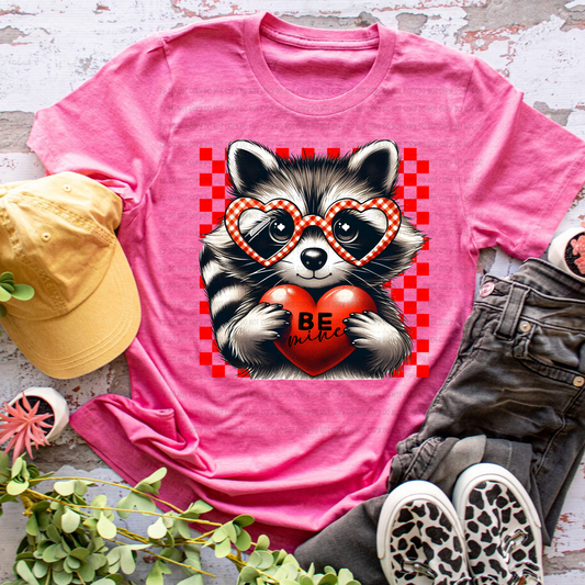 BE MINE RACOON RED