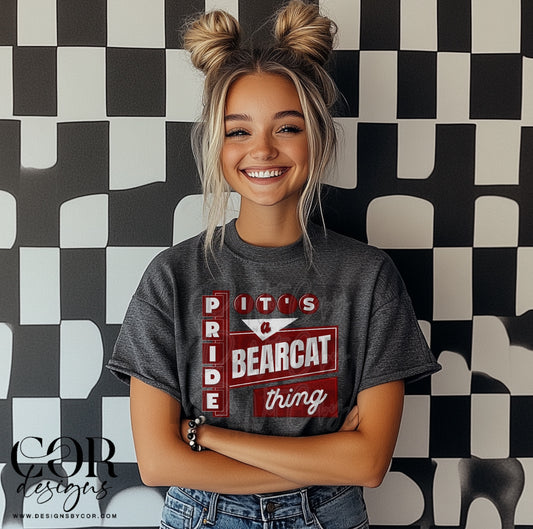 Its A Bearcat Pride Thing Red And White