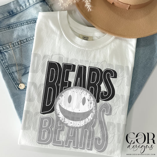 Bears (Black/Grey Smiley)