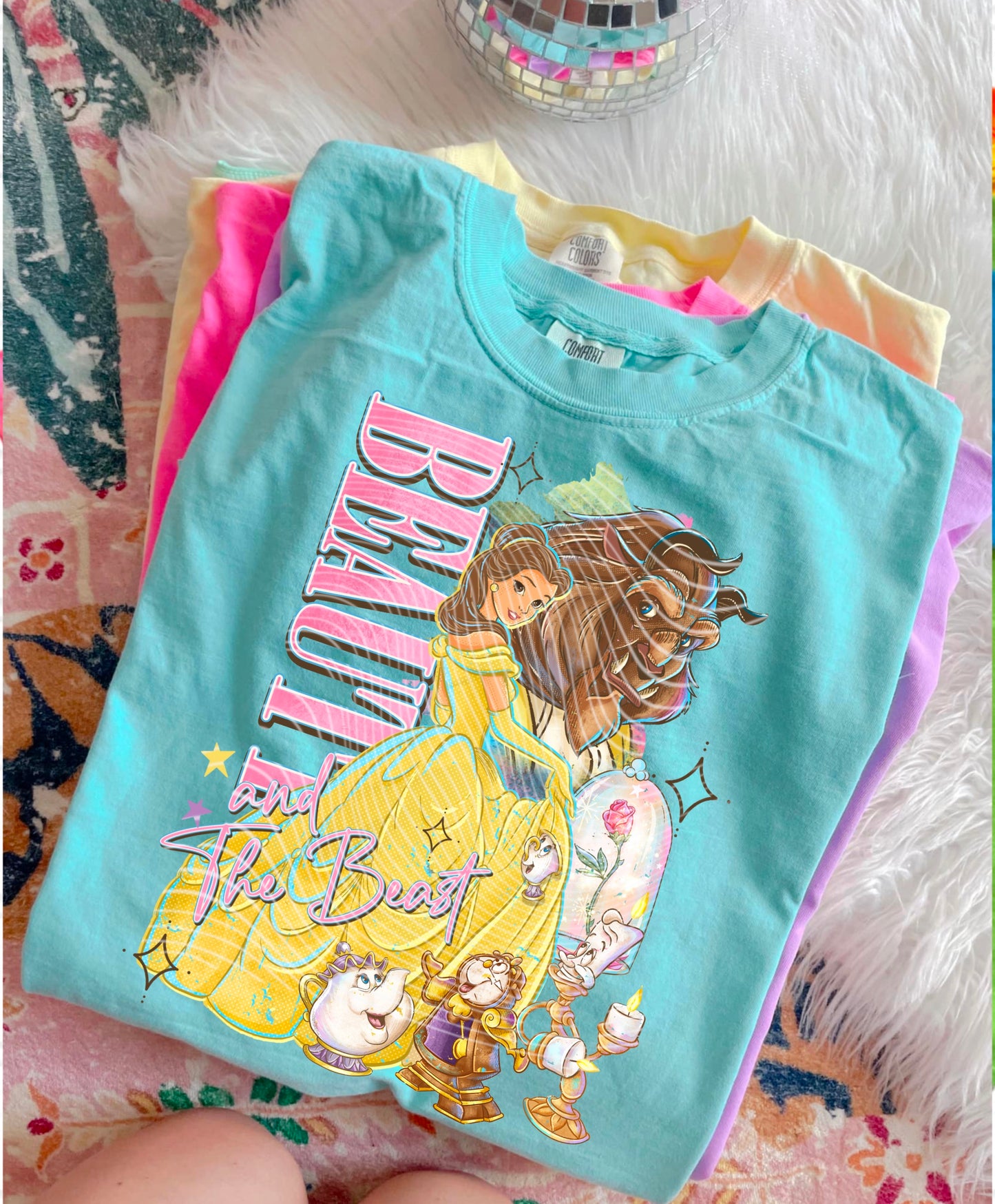 Beauty & the Beast (pink)