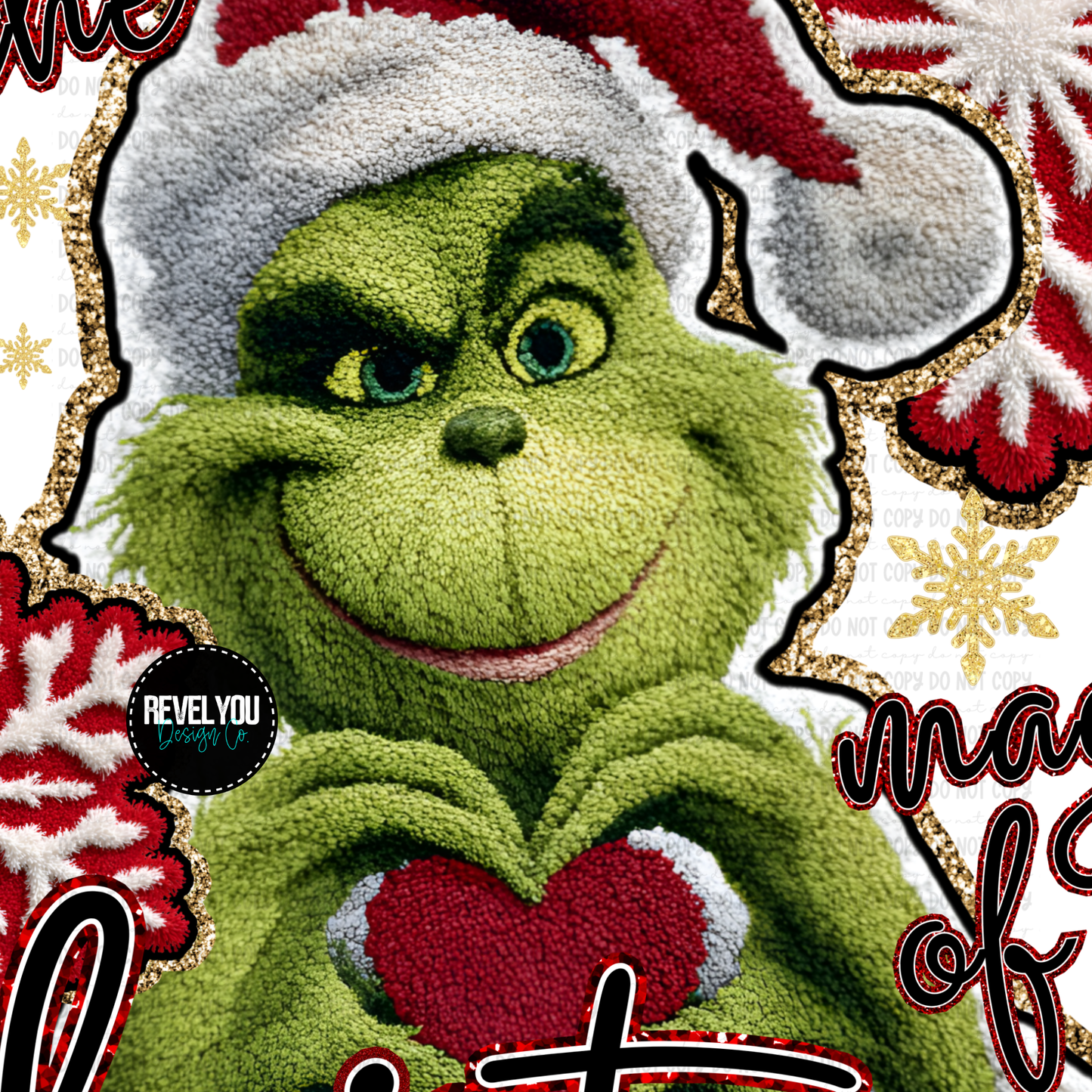 BELIEVE IN THE MAGIC OF CHRISTMAS GREEN GUY