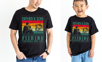 Fishing Partners For Life - DTF Print