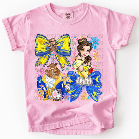 BEAUTY AND THE BEAST WITH BOWS
