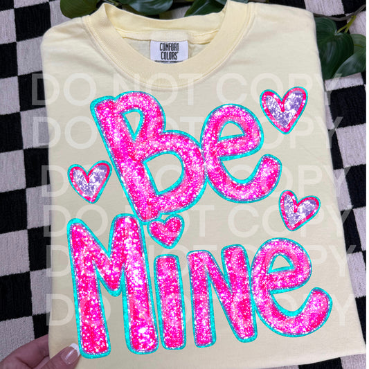 BE MINE FAUX SPARKLE