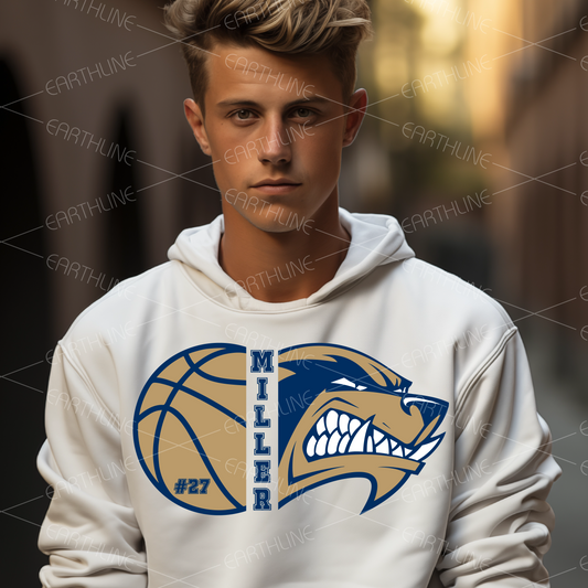 Bentonville West Personalized Basketball (Name & Number)