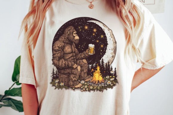 Bigfoot Beer By Campfire