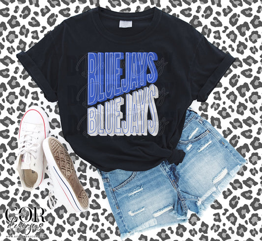 Blue Jays Blue And White