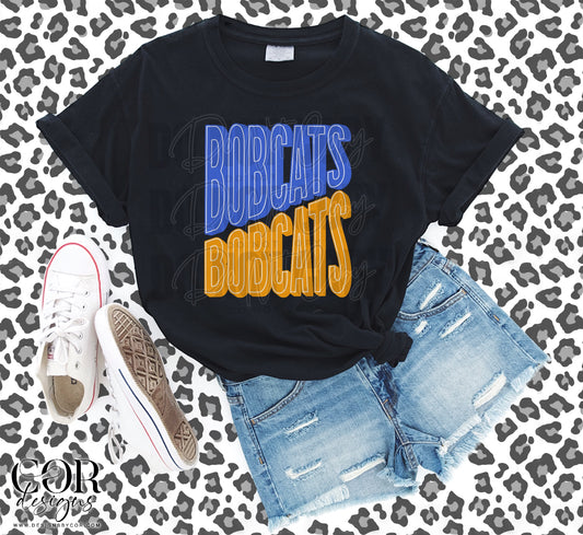 Bobcats Blue And Orange