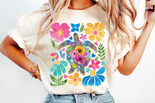 Boho Sea Turtle