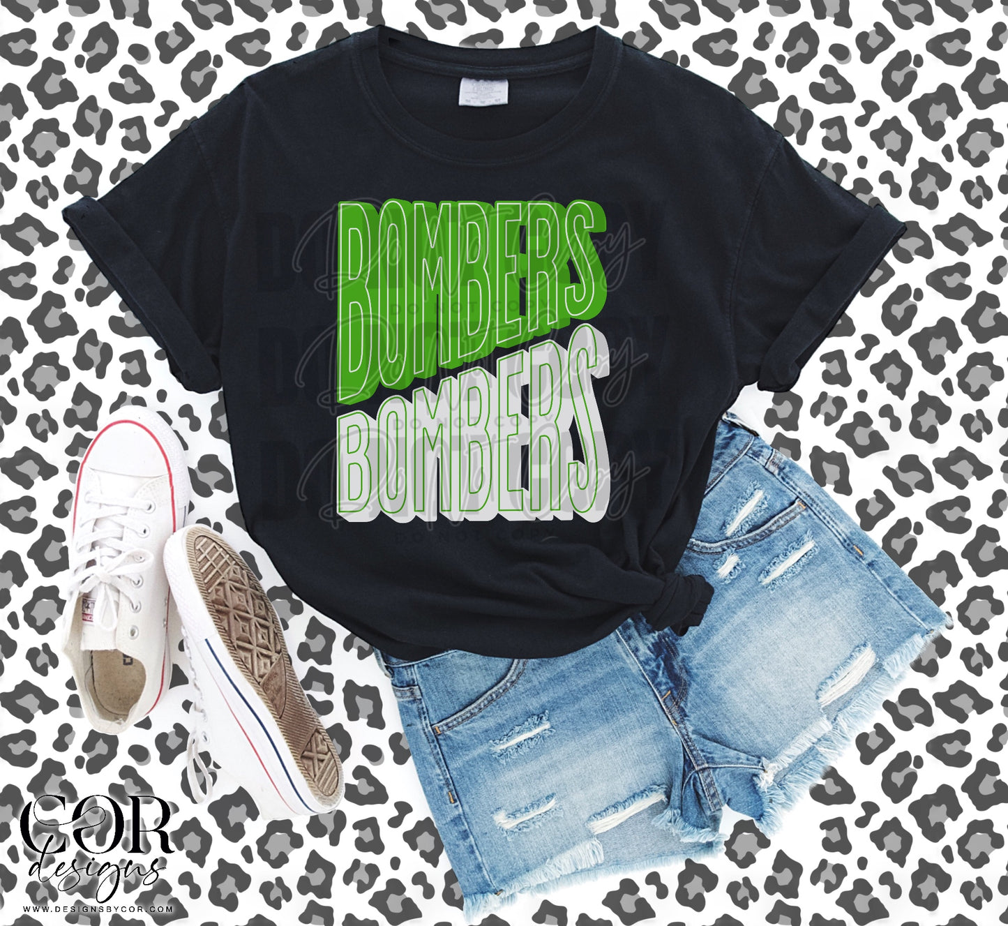 Bombers Green And White
