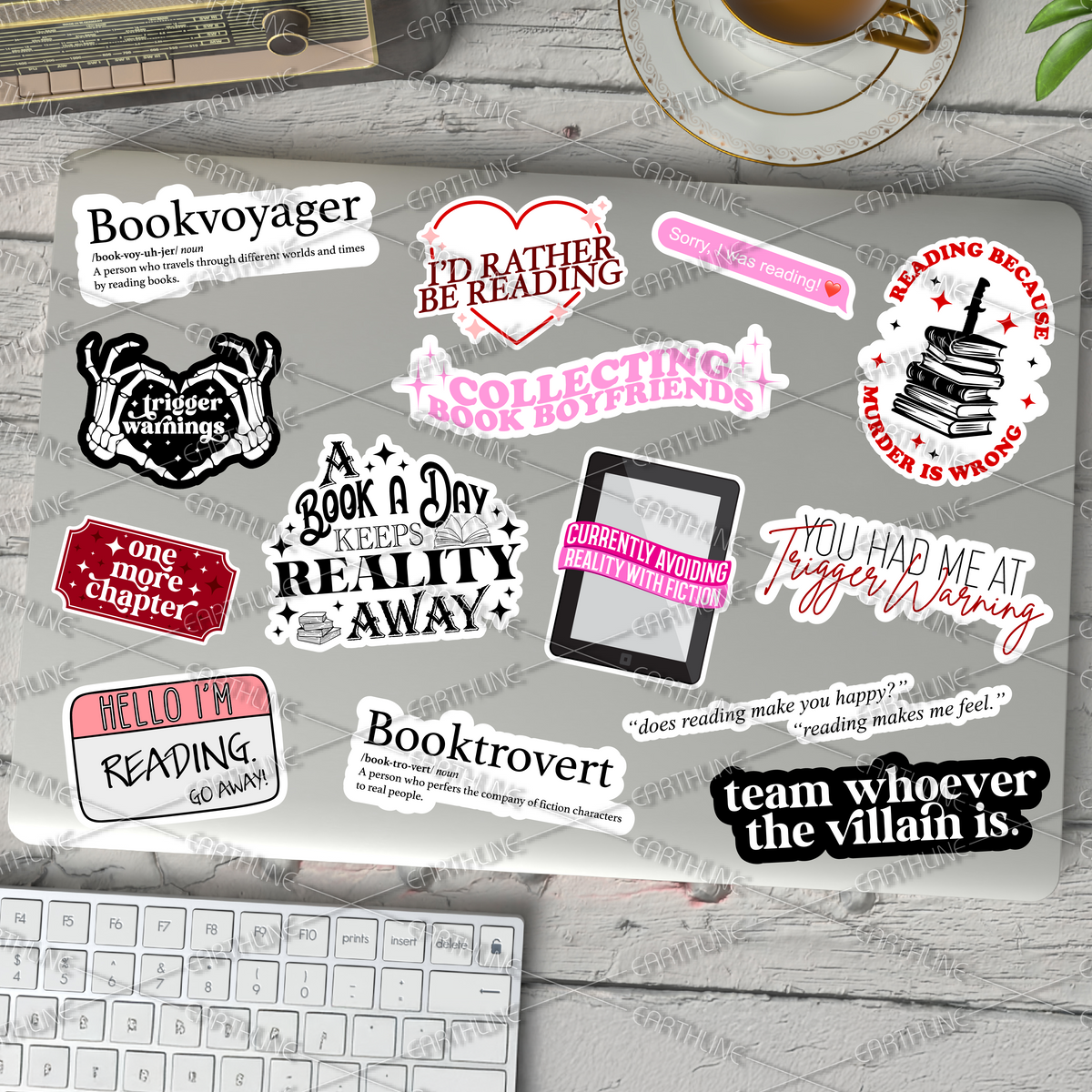 Bookish Vibes - Sticker Pack