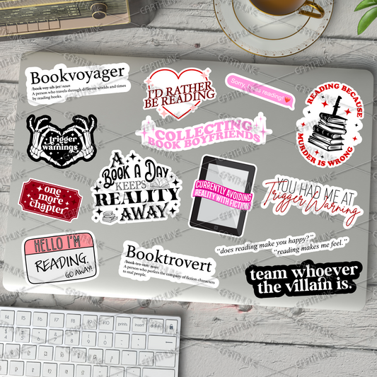 Bookish Vibes - Sticker Pack
