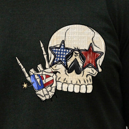 Boom! Boom! America POCKET WHITE - DTF Transfer