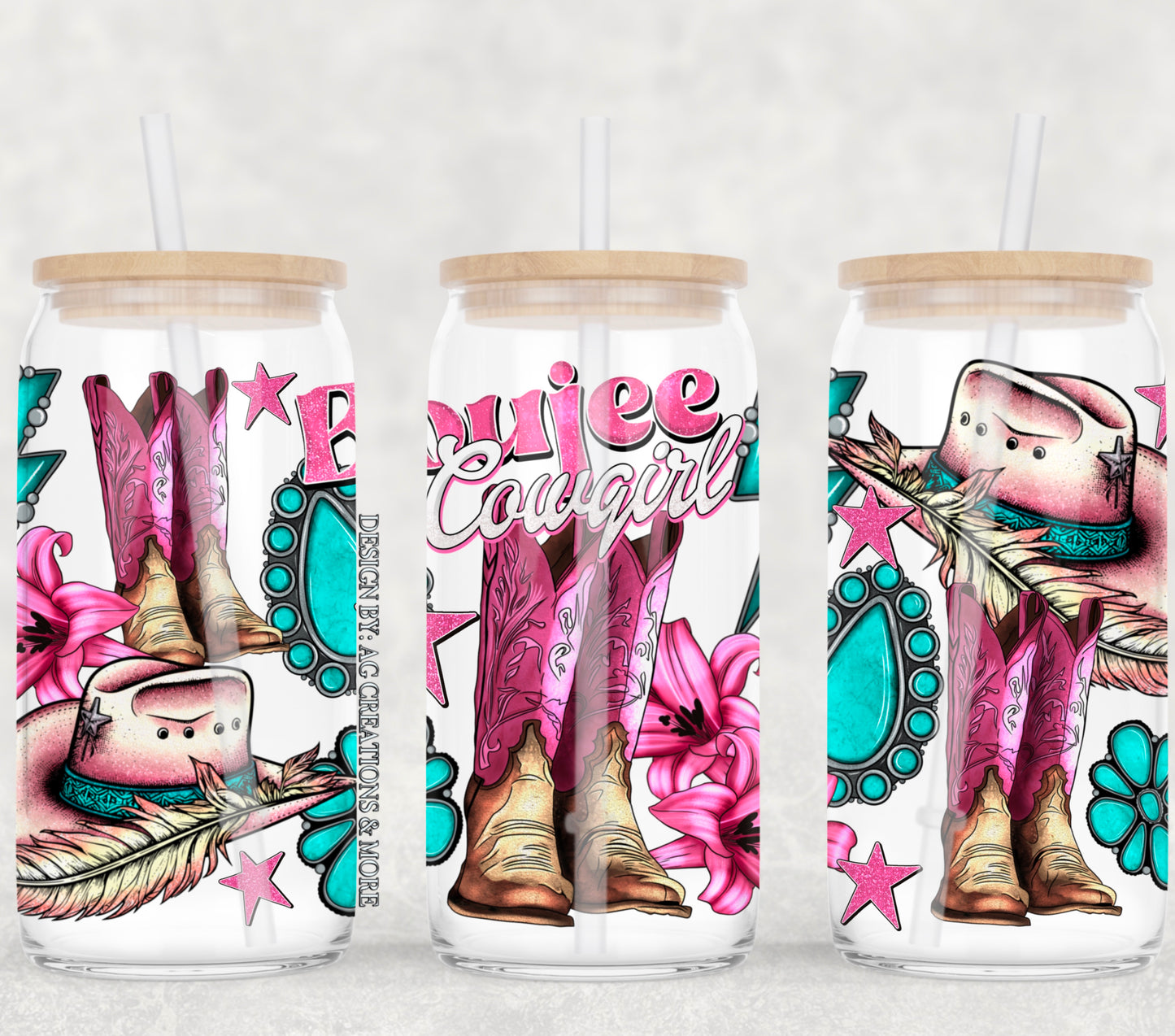 Boujee Cowgirl- UV Libby Wrap