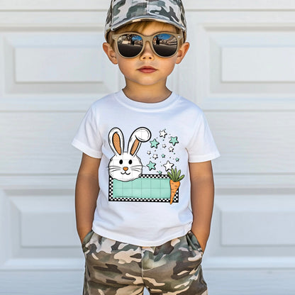 CUSTOM NAME BOY EASTER BUNNY STARS