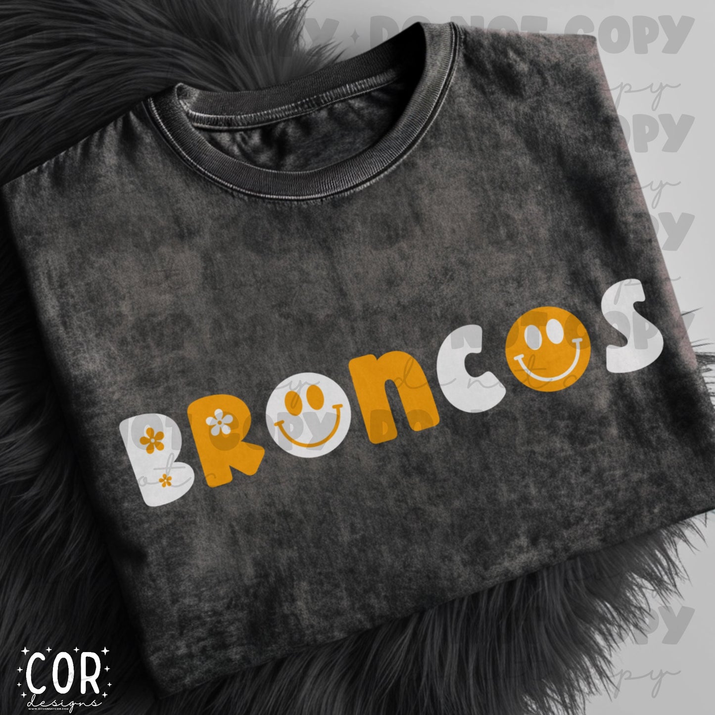 Bronocs White And Orange Flower And Heart Letters