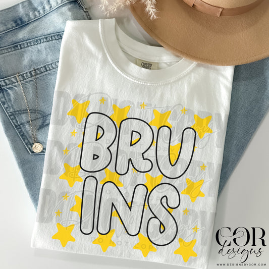 Bruins Yellow Stars