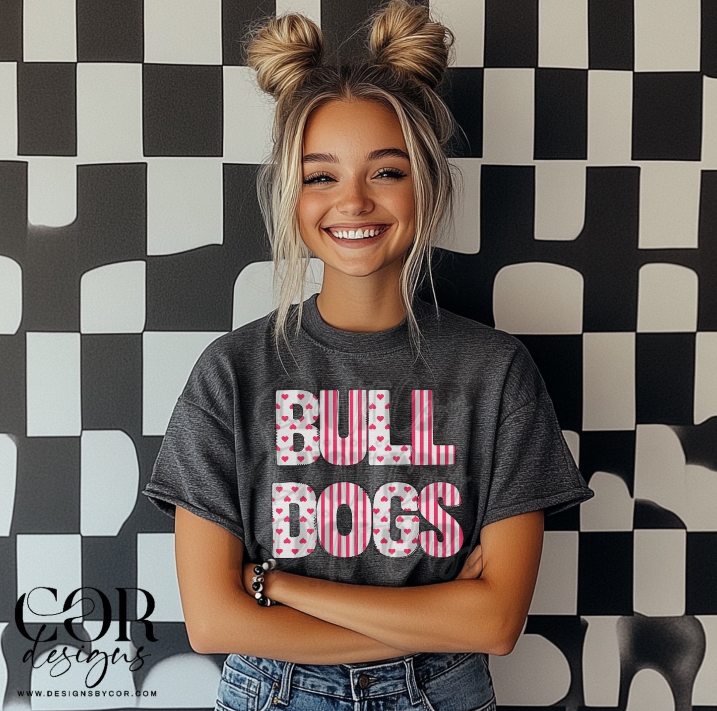 Bulldogs Heart Letters
