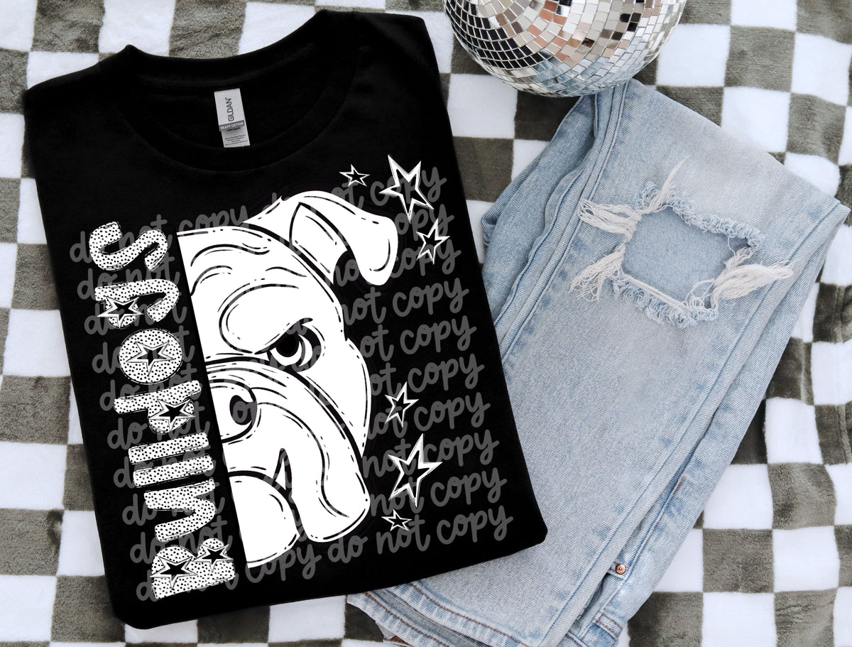Bulldogs (bw dots)