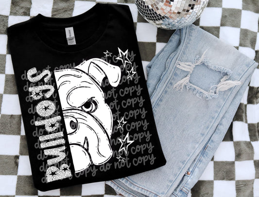 Bulldogs (bw dots)