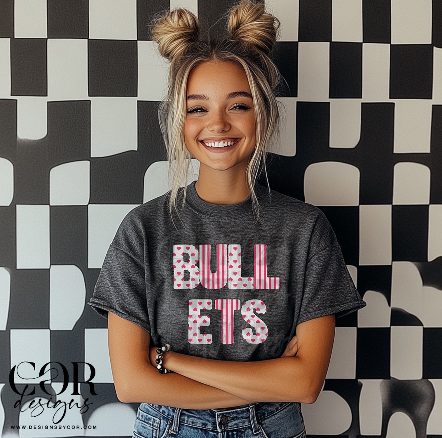 Bullets Heart Letters