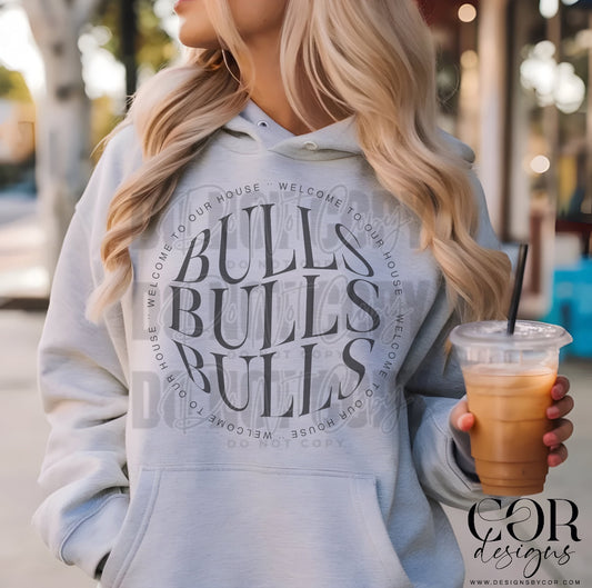 Welcome to our house Bulls