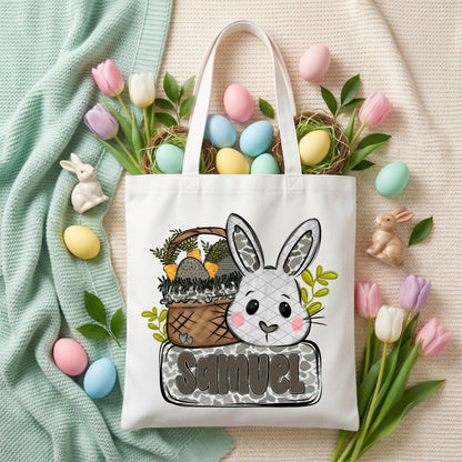 CUSTOM NAME CAMO EASTER BUNNY