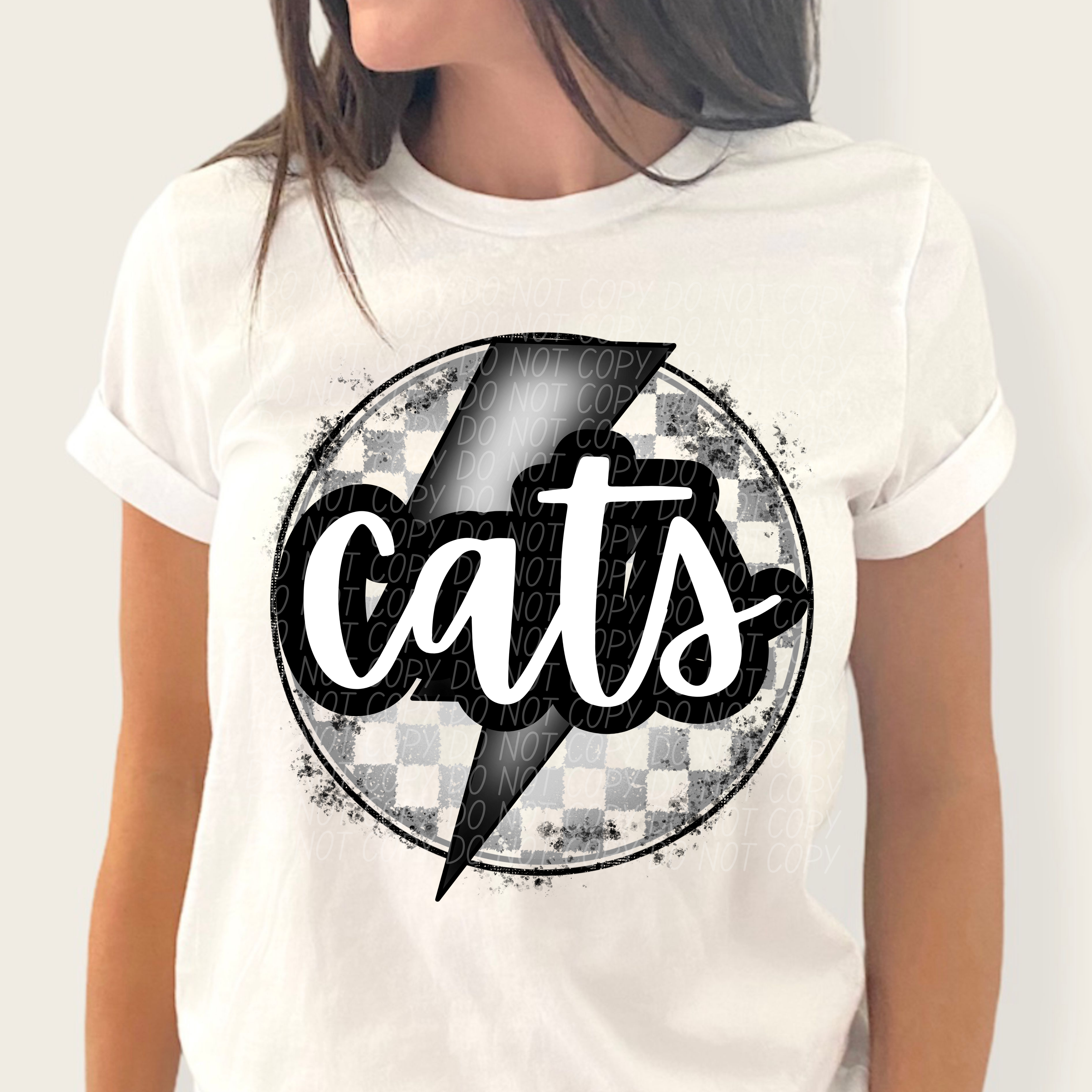 Cats Checkered Bolt – Earthline Customs