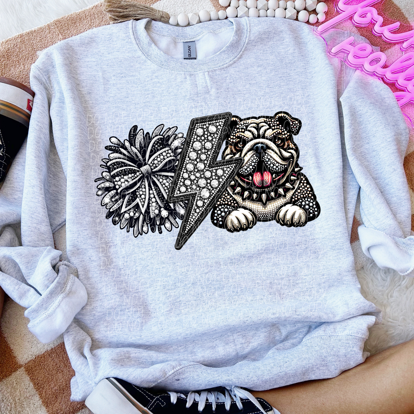 Bulldogs Cheer Sequined