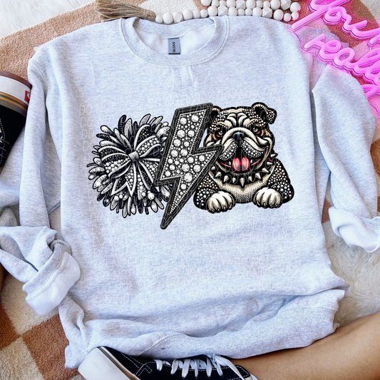 Bulldogs Cheer Sequined