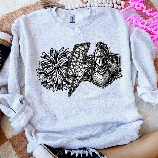 Knights Cheer Sequined