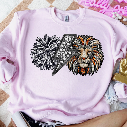 Lions Cheer Sequined