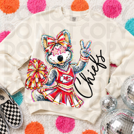 Cropped Delulu Cheerleader Chiefs