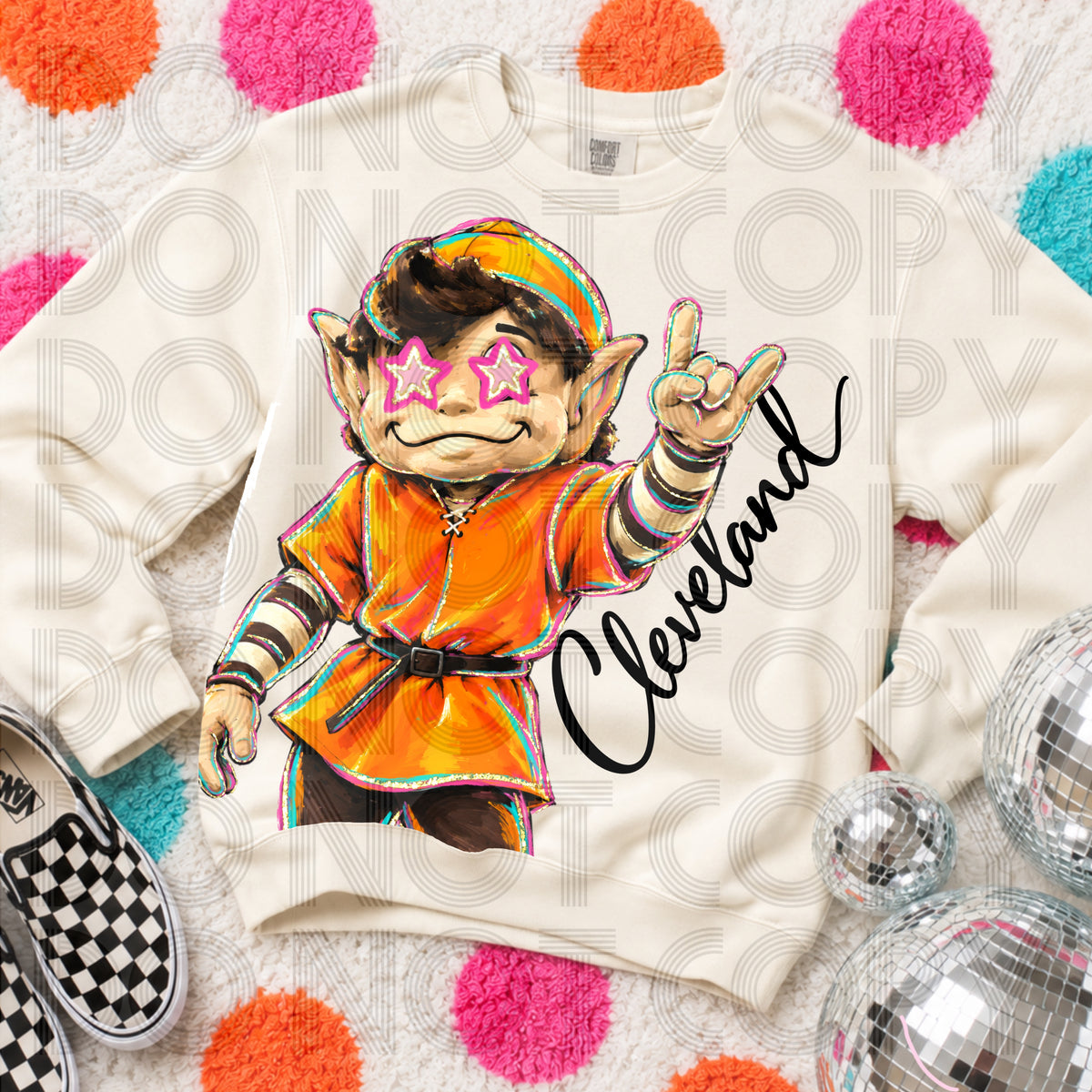 Cropped Delulu Mascot Cleveland
