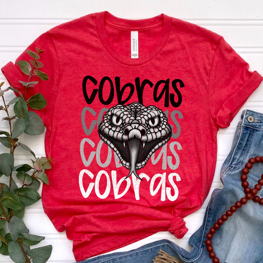 Cobras Faded Stack