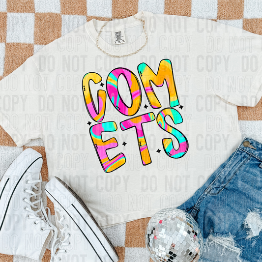Comets (colorful)