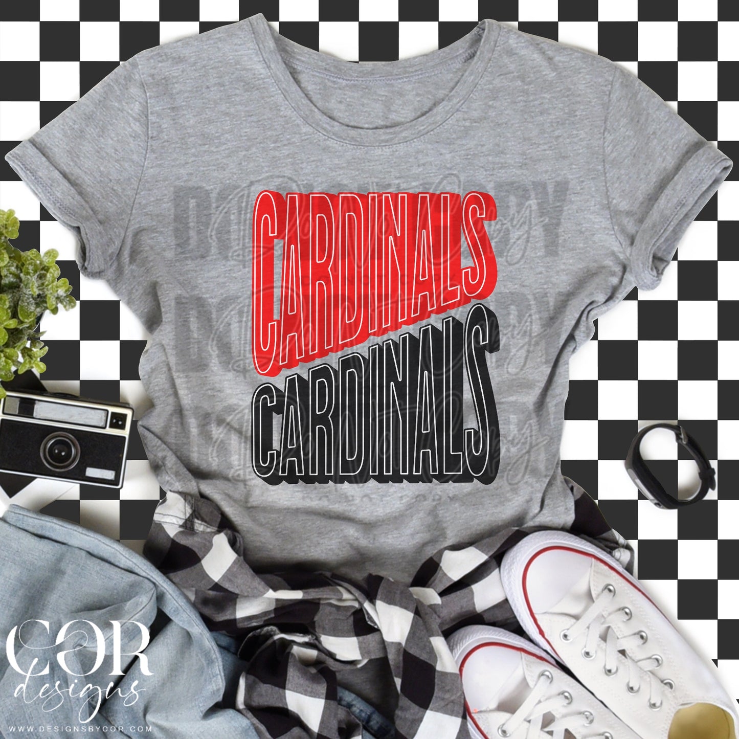 Cardinals Red And Black