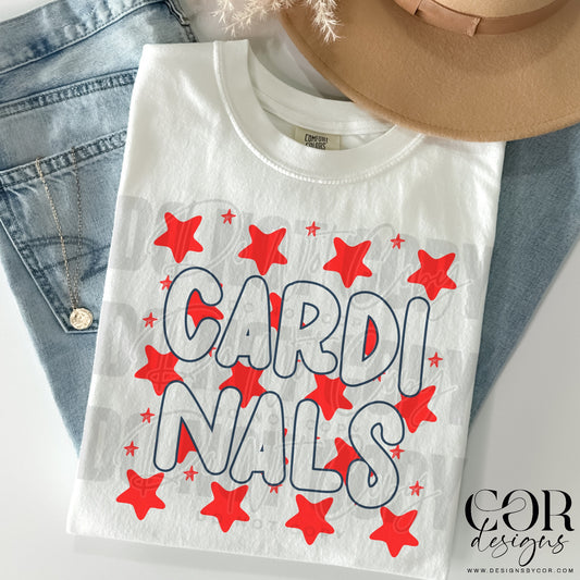 Cardinals (red stars)