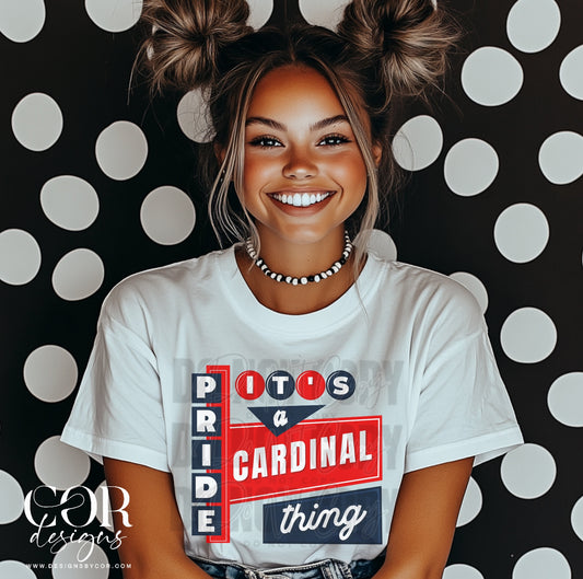 Its A Cardinal Thing Red And Blue