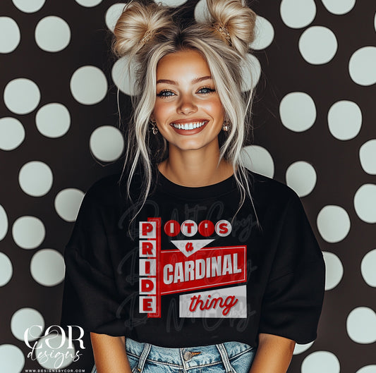 Its A Cardinal Pride Thing Red And Silver