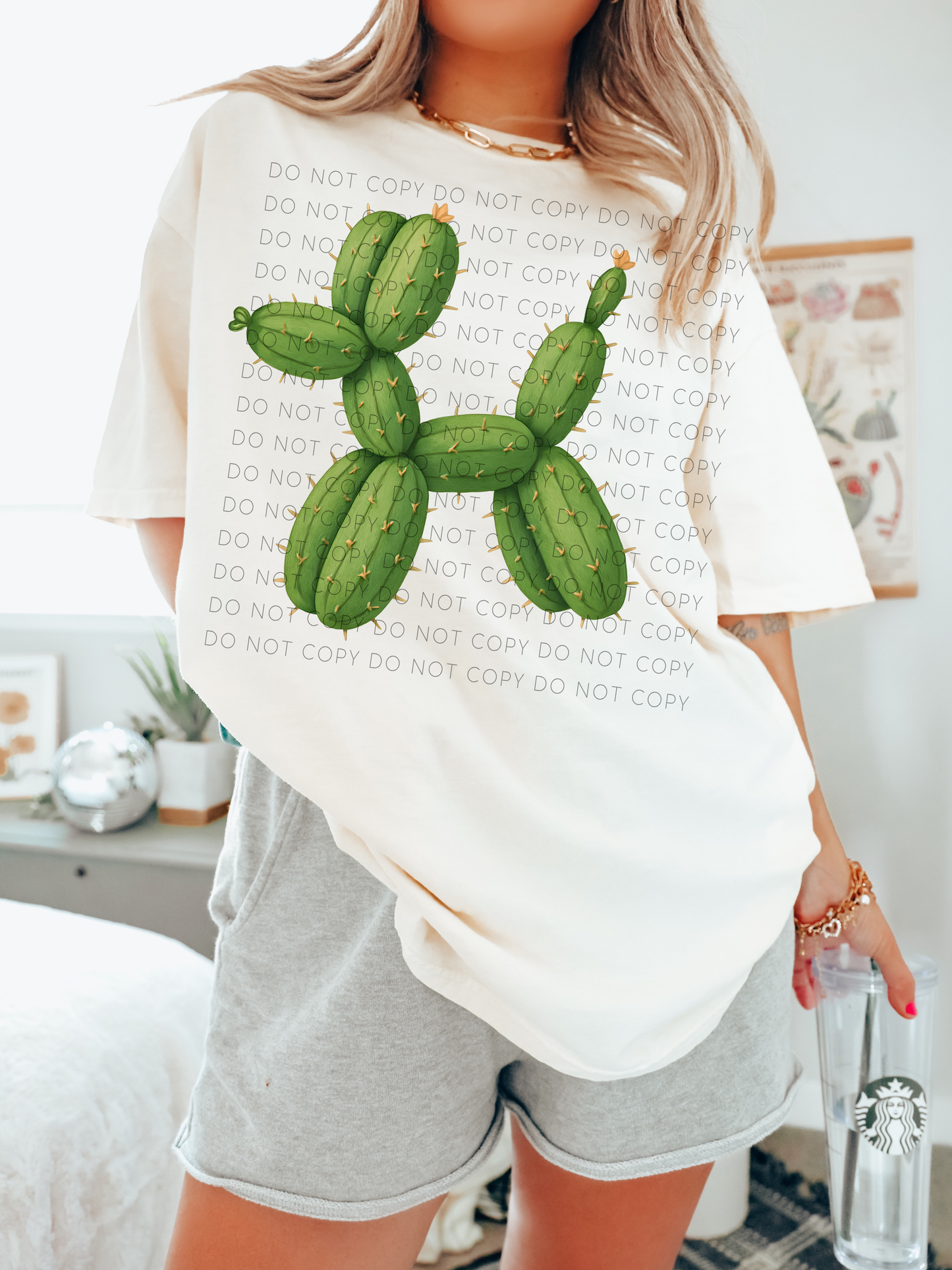 Cactus Balloon Dog