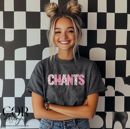 Chants (pink hearts)