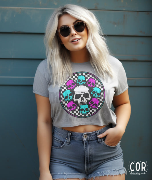Checkered Skulls