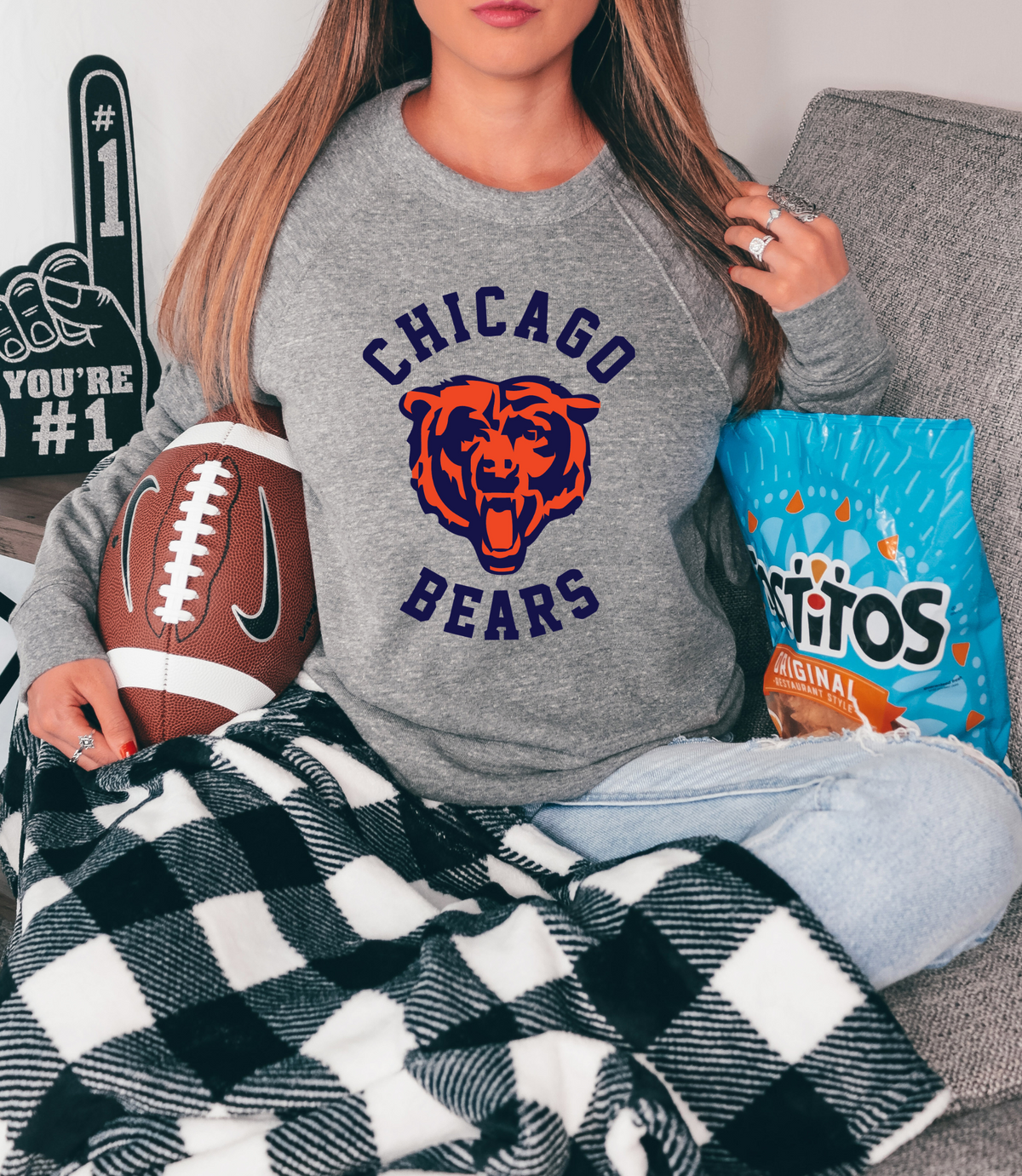 Chicago Bears with Bear