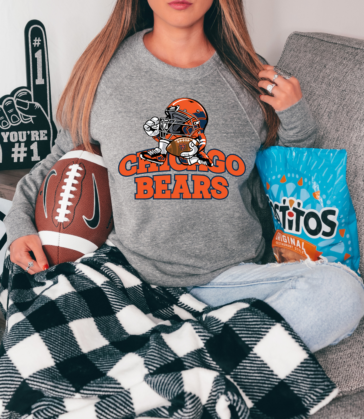 Chicago Bears with Player