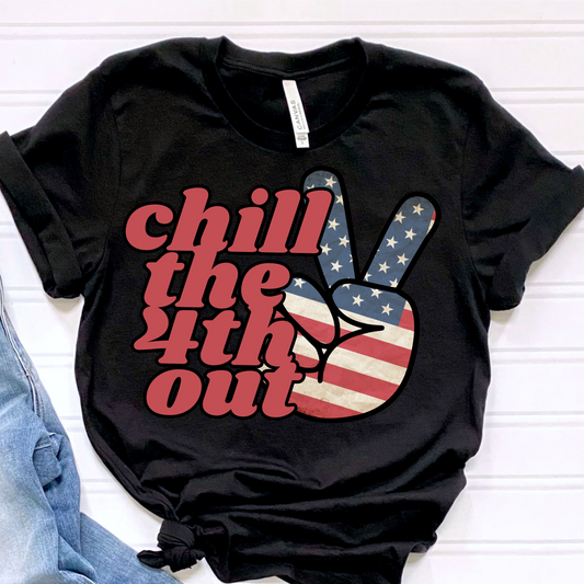 Chill the 4th out peace red