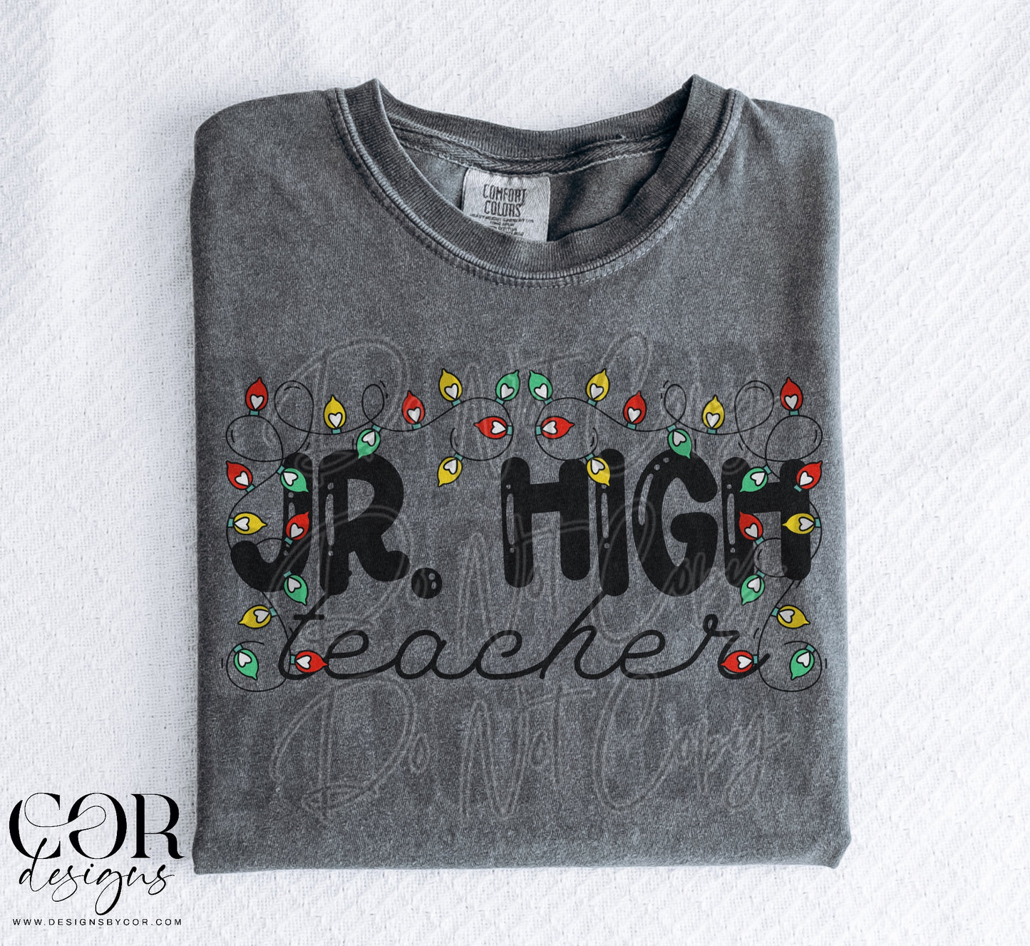 Jr. High Teacher (Christmas lights)