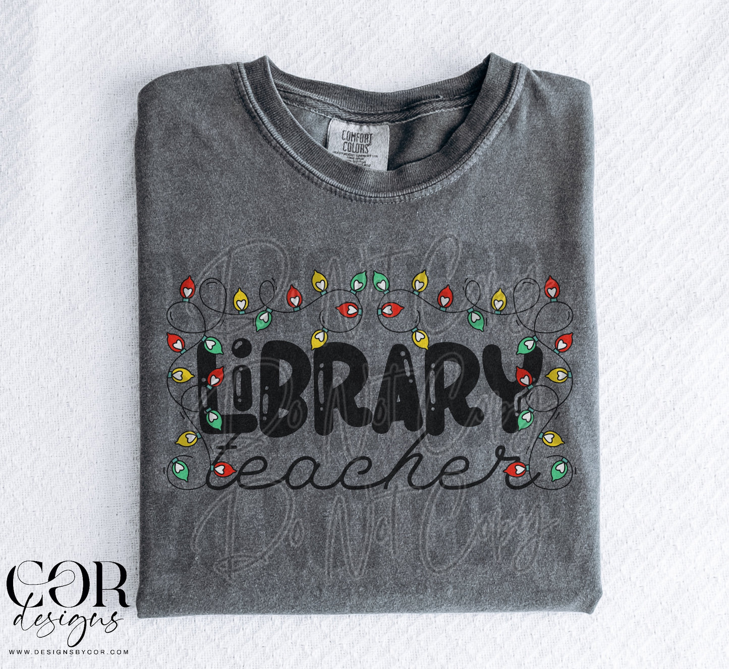 Library Teacher (Christmas Lights)