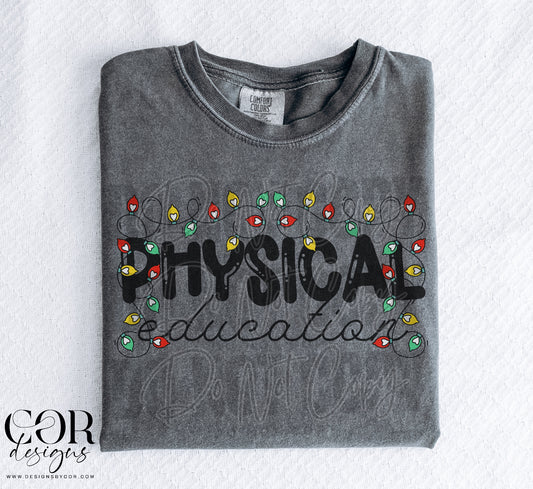 Physical Education With Christmas Lights