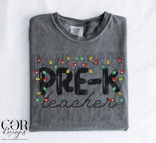 Pre-K Teachers (Christmas Lights)